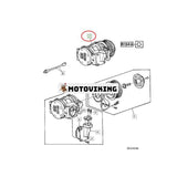 10PA15C A/C-kompressor AZ44541 för John Deere 2054 2056 2066 2254 2256 2266 6610 6910 6650 6750 6850 6950 7200 7300 7 070 08