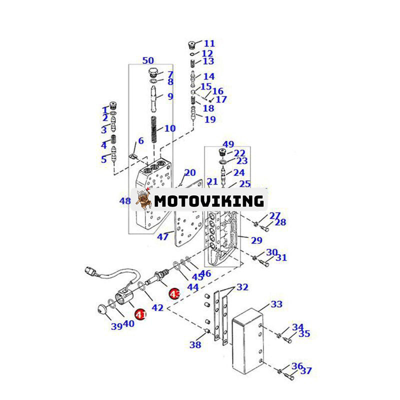 24V magnetventil Assy 246356 & 246291 för Komatsu Doosan-Daewoo hjullastare MEGA 200-III 200TC-III