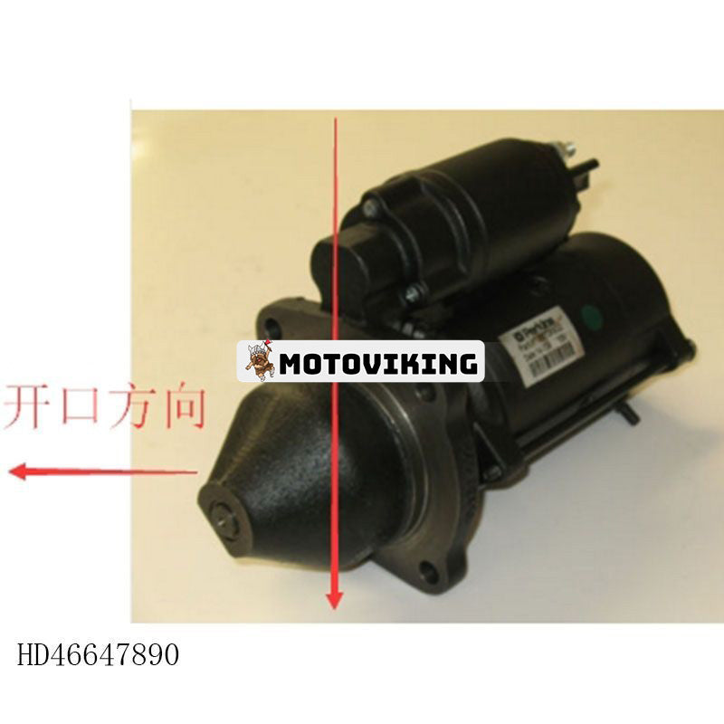 Startmotor T410874 för Perkins Engine 1004-40 1004-40T 1004-42 1004-4T 1006-6 1006-60 1006-60T 1006-60TW 1006-6T