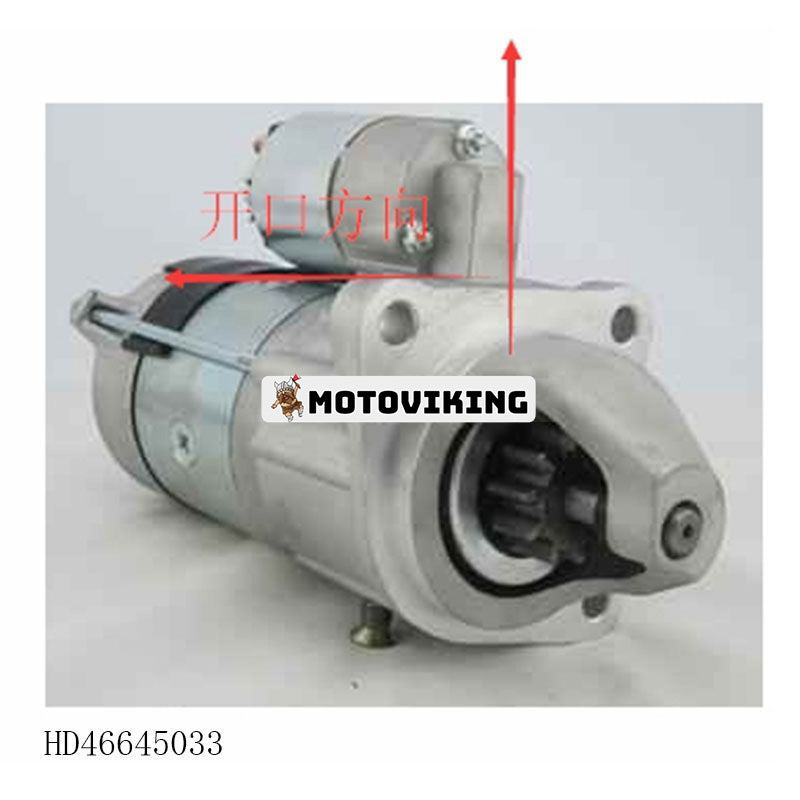 Startmotor T410874 för Perkins Engine 1004-40 1004-40T 1004-42 1004-4T 1006-6 1006-60 1006-60T 1006-60TW 1006-6T