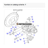 Huvudhydraulisk pump Assy 708-1S-00213 för Komatsu PC27MRX-1 grävmaskin