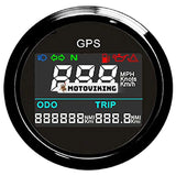 2" 12V 24V Universal Digital GPS Speedometer Trip Meter Vägmätare Justerbar för Båt Yacht Motorcykel Bil