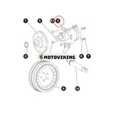 300CC Hjulmotor SJ-204324 för SkyJack Saxlift SJIII 4632 4626