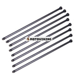 8st Push Rod 154-1248 för Caterpillar CAT Engine 3034 3024C C2.2 3024 C1.1 Lastare 239D 249D 216 226 228 232 242 902 247B 257B Exca.