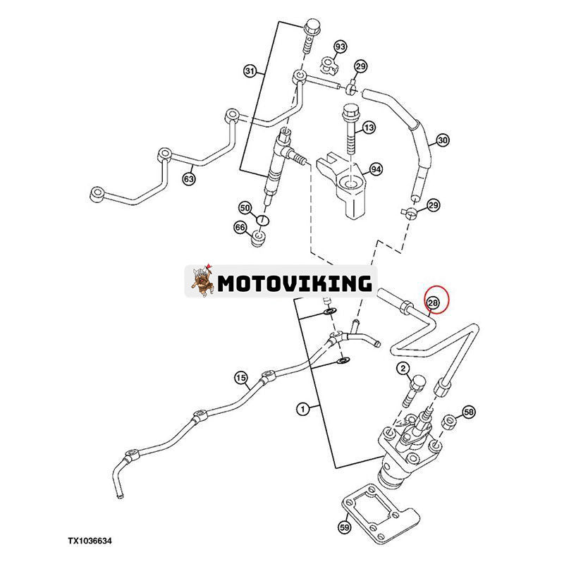 Bränsleinsprutningsrör 8974848140 8980305720 för Isuzu Engine 4LE1 4LE2 Hitachi Grävmaskin ZX70-3 ZX75UR-3 ZX75US-3 ZX85US-3 ZX85USB-3