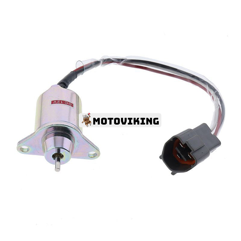 12V Bränsleavstängningsstoppmagnet 4626346 för Hitachi Grävmaskin ZX10U-2 ZX14-3 ZX16-3 ZX17U-2 ZX29U-3 ZX30U-3 ZX33U-3 ZX35U-3 ZX40U-2 ZX40U-3