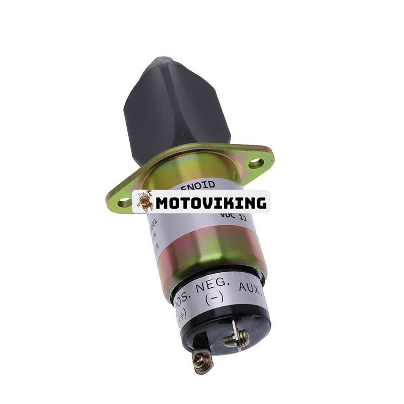 12V Bränsleavstängning Gassolenoid 106370 för Kubota Engine DF750 GF750 WG750 DF972 Skyjack Saxlift SJ600 SJ6826RT SJ7027RT SJ7135RT