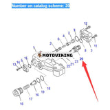 Avlastningsventil 709-70-76101 för Komatsu grävmaskin PC128UU-2 PC130-8 PC130-7K PC138US-2 PC600-6