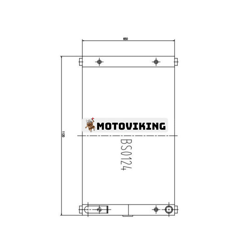 Oljekylare 11N6-46030 för Hyundai bandgrävmaskin R210LC-7H R220LC-7H R210LC7H RC215C7H