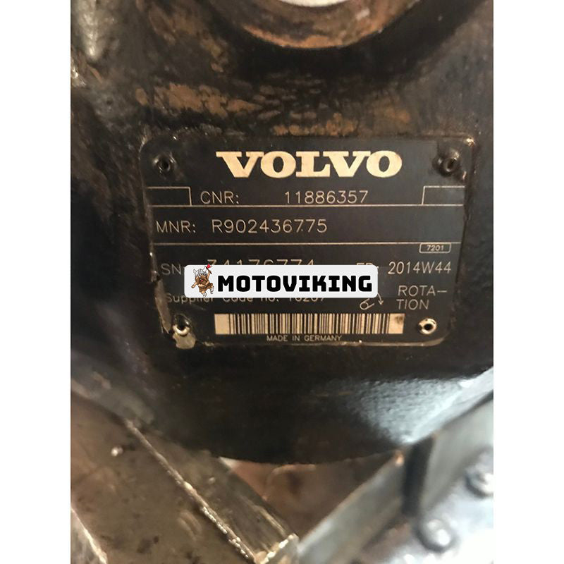 Bosch Rexroth A10V074 Hydraulpump VOE11886357 för Volvo Grävlastare BL70 BL70B BL71 BL71B BL71PLUS