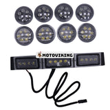 228W 12V 24V LED främre huvljuskonverteringssats för John Deere traktor 4050 4250 4450 4055 4255 4455