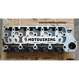 Motor K4D komplett cylinderhuvud med ventiler för Mitsubishi traktor MT2201D Caterpillar CAT 305CR Kobelco SK045 grävmaskin indirekt insprutning