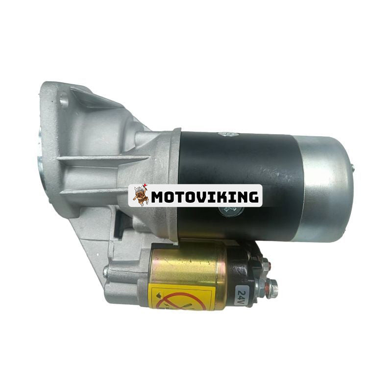 24V 9T Startmotor 8944234520 S24-07 för Isuzu Engine 4JA1 4JB1 4BJ1 4JC1 Hitachi EX60UR Kobelco 903II 903C SK60 Grävmaskin
