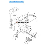 För Komatsu grävmaskin PC30-1 Hydraulpump 705-52-10070