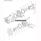 För Komatsu hjullastare WA200-1 WA200-3 WA250L-3 Hydraulpump 705-51-20390