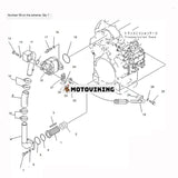 För Komatsu hjullastare WA470-3 WA420-3 WA450L-3 transmissionspump 705-22-40070