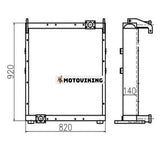 Oljekylare 15137068 för Volvo Grävmaskin EC480 EC480D EC480DHR