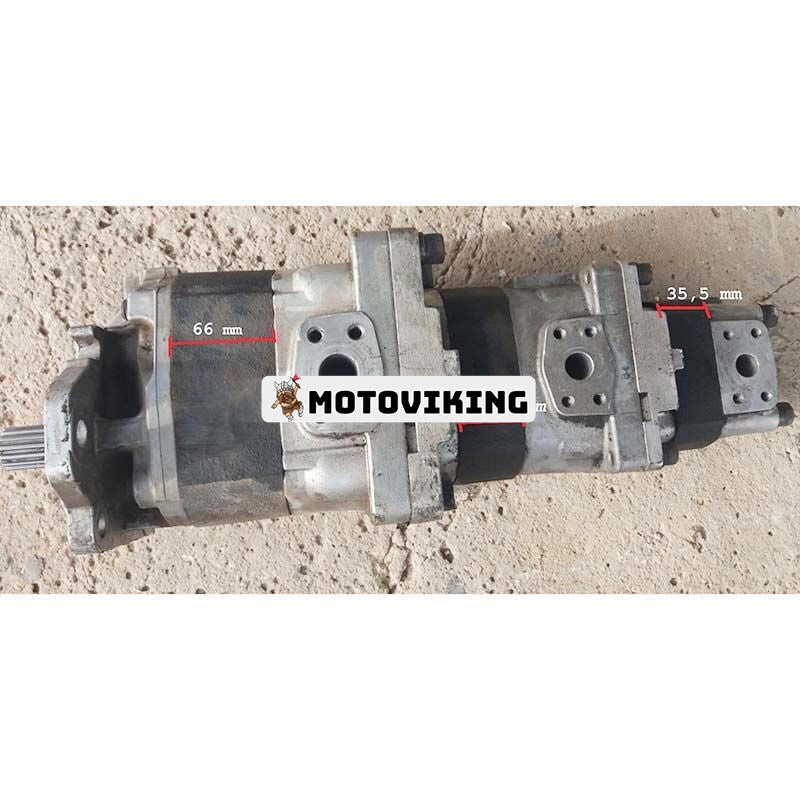 Hydraulpump 44083-60740 för Kawasaki hjullastare 85Z-4 85Z4-2 85ZV 85ZIV-2 90ZIV-2 80ZIV-2