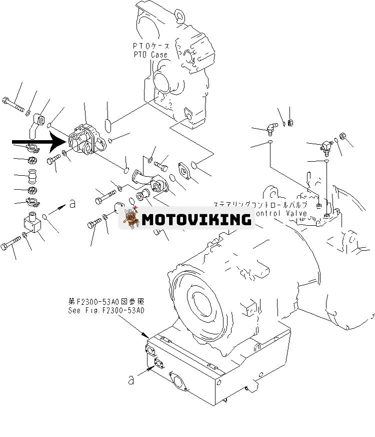 För Komatsu Bulldozer D475A-5 Hydraulisk spolningspump 704-72-44000