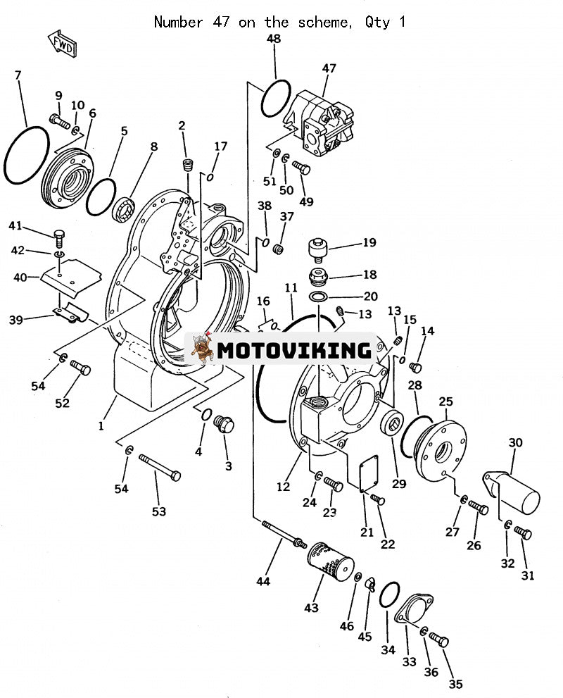 För Komatsu Bulldozer D31P D31Q D31S DNP031 Hydraulpump 705-11-20010