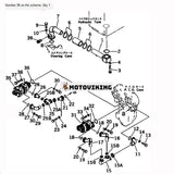 För Komatsu Bulldozer D575A-2 D575A-3 D155AX-5 Hydraulpump 705-58-44000