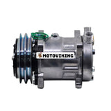 24V SD7H15 A/C Kompressor 24100P4816S019 för Kobelco SK130 SK150LC SK200 SK210 SK220 SK250 SK270LC SK300LC