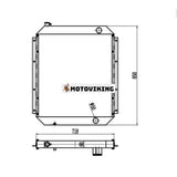 Vattentankkärna ASS'Y 4286102 för John Deere grävmaskin 790ELC