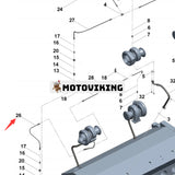 Flexibel slang 3635130 för Cummins Engine QSK60