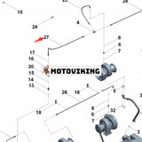 Flexibel slang 3635131 för Cummins Engine QSK60