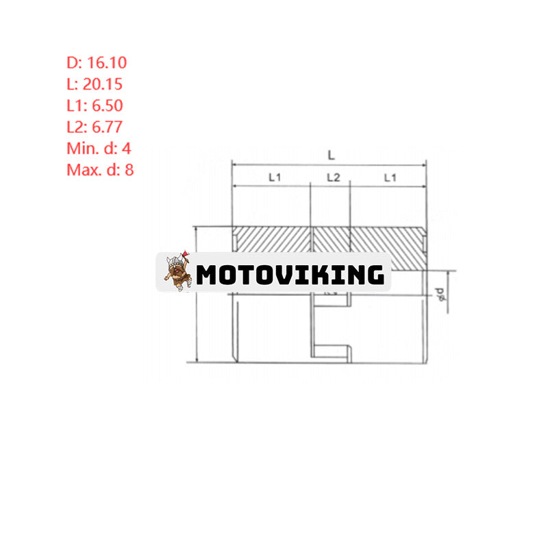 Superflexibel koppling L-035 L035