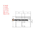 Superflexibel koppling L-075 L075