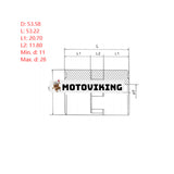 Superflexibel koppling L-090 L090