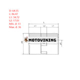 Superflexibel koppling L-100 L100