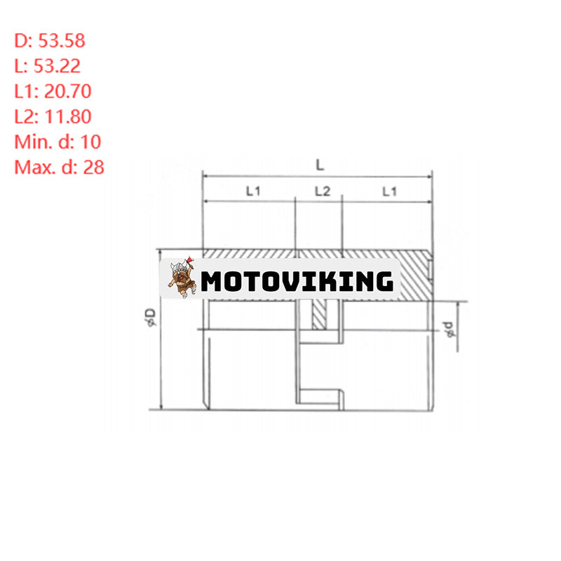 Superflexibel koppling CL-090 CL090