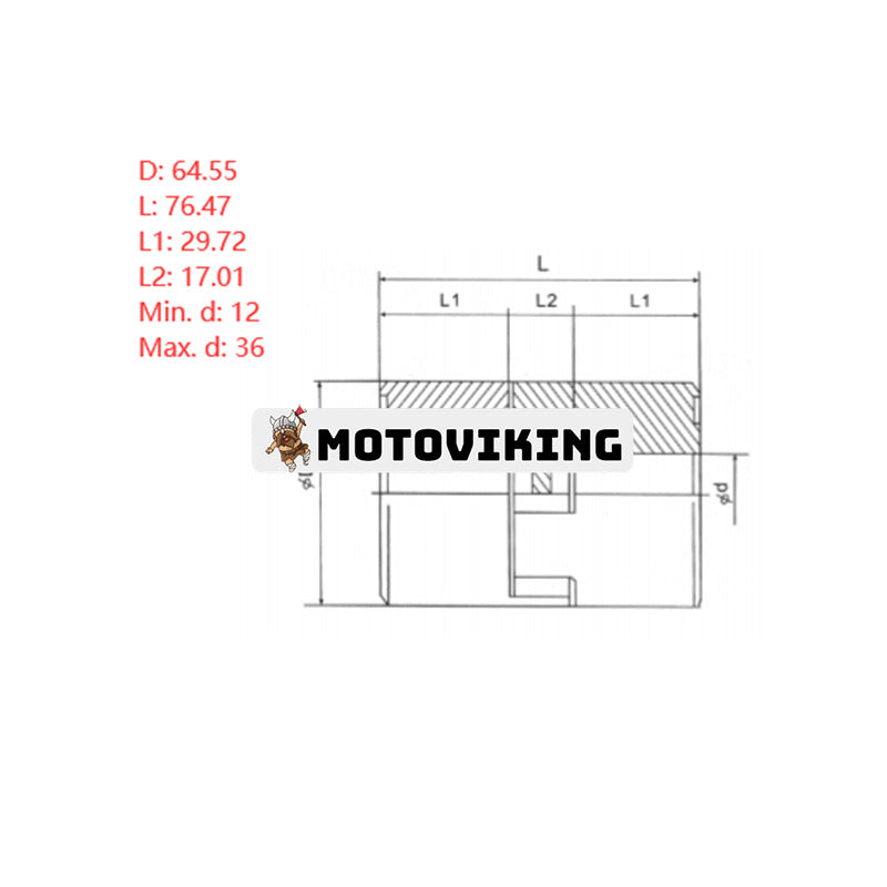 Superflexibel koppling CL-099 CL099