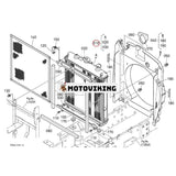 Vattentankkylare TC620-16000 för Kubota Tractor L3301F L3301H L3302 L3901H L3902