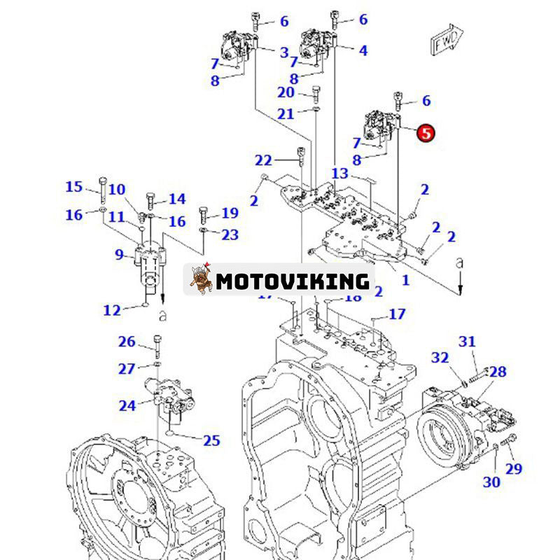 Magnetventil 714-12-25500 för Komatsu Lorder WA380-5 WA400-5 WA450-5L WA480-5 Motor Garder GD755-3 GH320-3 lastbil HM250-2