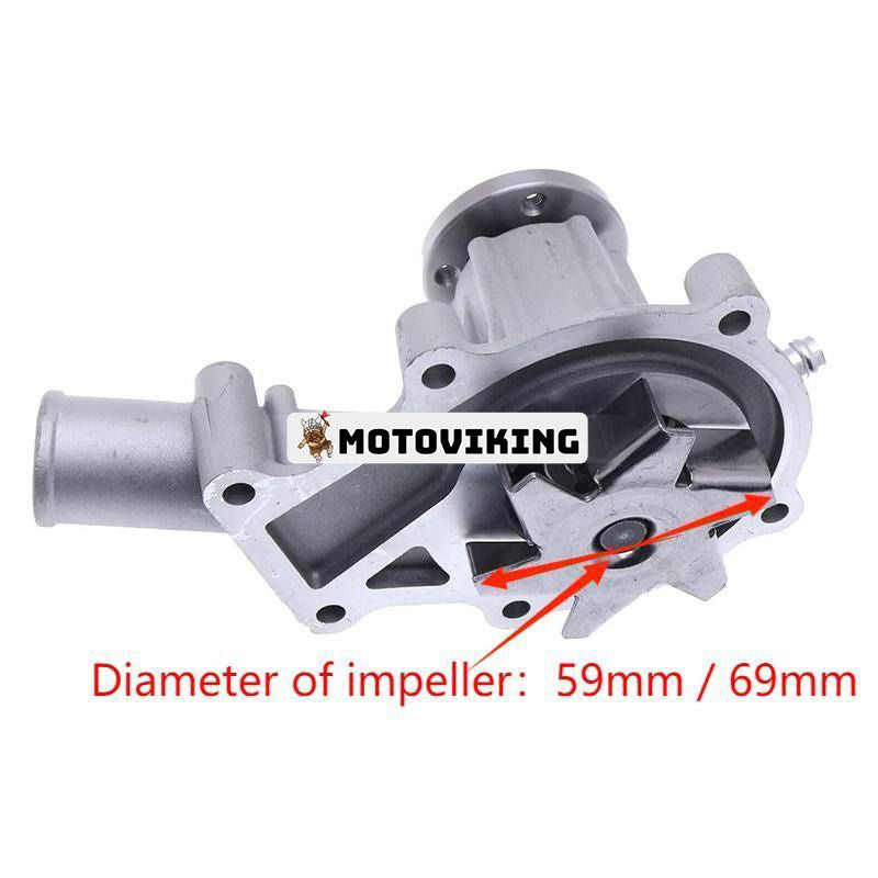 Vattenpump 107-9089 104-4885 108-4426 för Toro Groundsmaster 3280-D 3400 7200 Reelmaster 3100-D 5400D