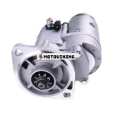 12V 9T Startmotor 8971128652 för Hitachi grävmaskin EX55UR-3 ZX27U ZX30U ZX35U ZX40U ZX50U ZX55UR ZX55UR-HHE