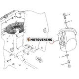 Hydraulisk fläktmotor 230-3727 för Caterpillar CAT Engine 3024C C2.2 Lastare 216B 226B 232B 242B 247B 257B