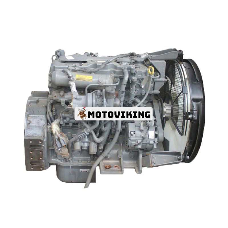 Motorenhet för Isuzu Engine 4JJ1 Hitachi grävmaskin