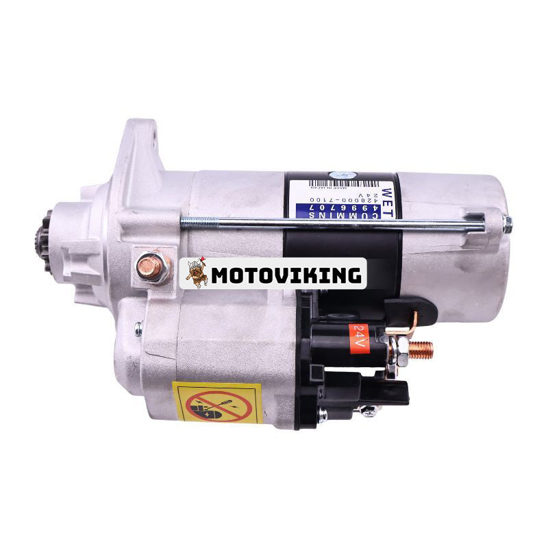 24V 10T Startmotor 4996707 för Cummins Engine 4B3.9 6B5.9 6C8.3 ISF3.8 QSB4.5 QSB5.9 QSB6.7 QSF3.8