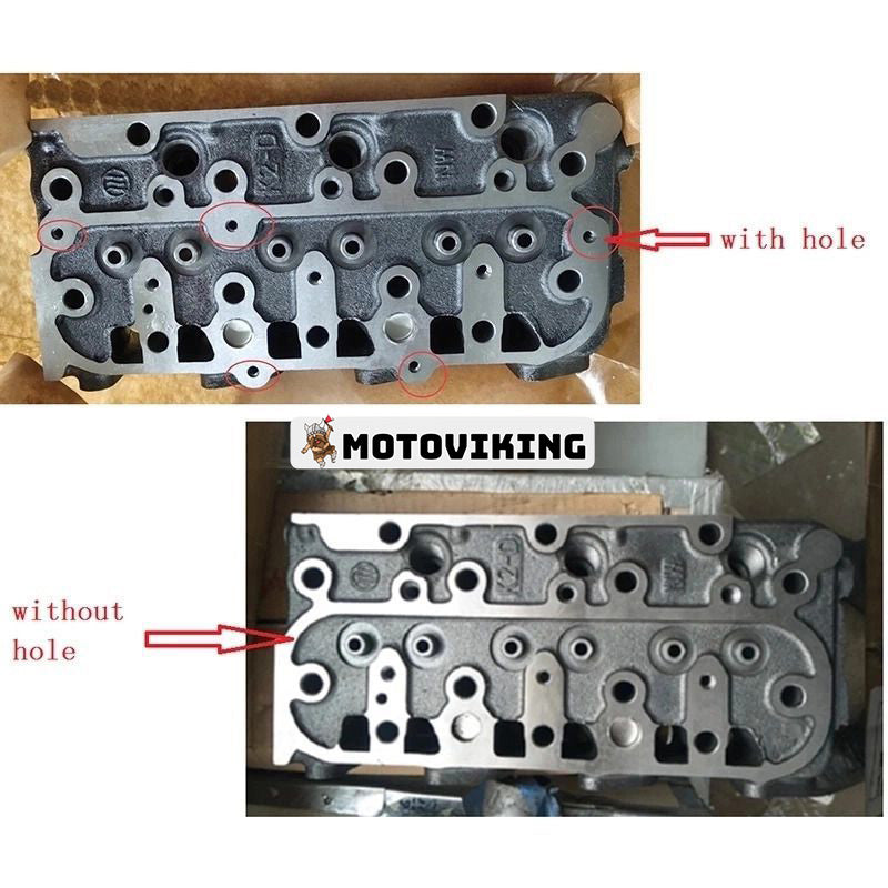 D1105 D1105-T-E3B D1105-E3B Komplett cylinderhuvud med full packningssats för Jacobsen SLF1880 LF510 AR-3 TR-3 Cushman Truckster