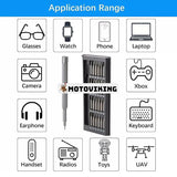 24-i-1 magnetisk precisionsskruvmejselsats för dator-pc-telefon reparationsverktygssats