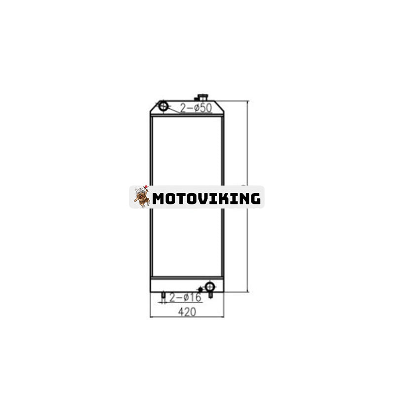 Vattentankkylare 312-8340 för Caterpillar CAT Engine C6.4 Grävmaskin 320D 320DL 323DL 323DLN 323DSA