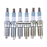 6 tändstift SP520 SP-520 CYFS12F5 CYFS-12F-5 för Ford Edge Explorer Flex 3.5L F-150 3.3L Mustang Transit-150 250 350 3.7L Lincoln Continental MKS MKT MKX MKZ 3.7L