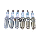 6 tändstift SP520 SP-520 CYFS12F5 CYFS-12F-5 för Ford Edge Explorer Flex 3.5L F-150 3.3L Mustang Transit-150 250 350 3.7L Lincoln Continental MKS MKT MKX MKZ 3.7L