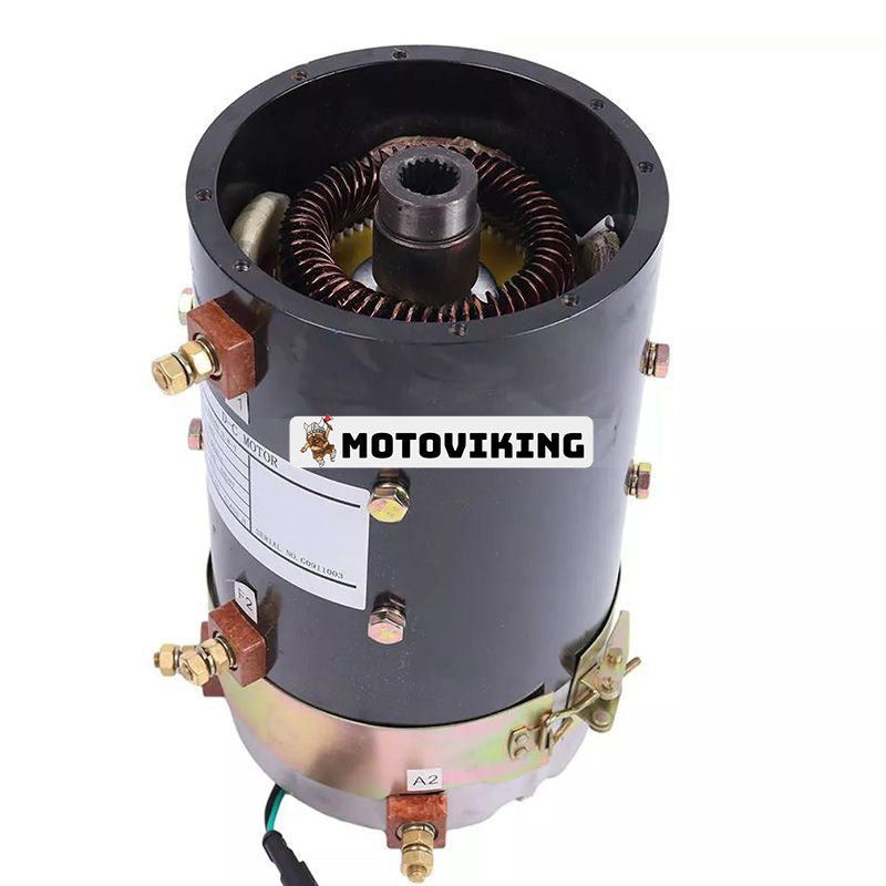 48Volt 3,8KW drivmotor för Tomberlin E-Merge Golf Cart ZQS48-3,8-T GB9-4001 Triangulär plugg