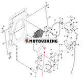 Hydraulslang 14614777 för Volvo grävmaskin EC250D EC250E EC300D EC300E Pipeplayer PL3005D PL3005E