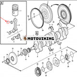 Bussning 20381185 för Volvo Penta Engine D12D-A MH TAD1240GE Grävmaskin EC460B EC360B EC330B EC460B EC360B